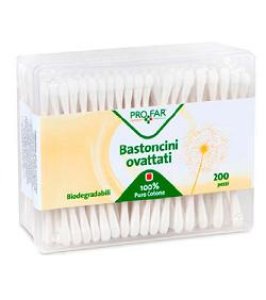 PROFAR BASTONCINI OVATTATI 200 PEZZI