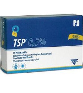 TSP 0,5% SOLUZIONE OFTALMICA UMETTANTE LUBRIFICANTE 30 FLACONCINI MONODOSE 0,5 ML