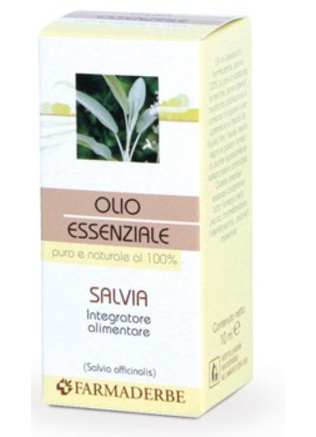 FARMADERBE OLIO ESSENZIALE SALVIA 10 ML FARMADERBE OLIO ESSENZIALE SALVIA 10 ML