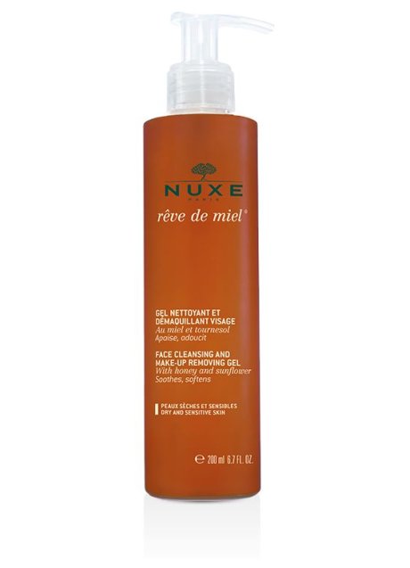 NUXE REVE DE MIEL GEL STRUCCANTE E DETERGENTE 200 ML NUXE REVE DE MIEL GEL STRUCCANTE E DETERGENTE 200 ML