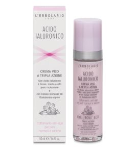 CREMA VISO ACIDO IALURONICO PELLI NORMALI SECCHE 50 ML