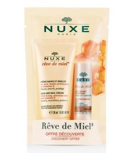 NUXE REVE DE MIEL DUO CREMA MANI E UNGHIE + STICK LABBRA