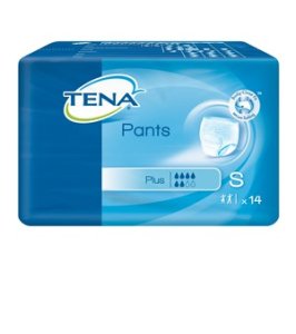 PANNOLONE A MUTANDINA TENA PANTS PLUS TAGLIA SMALL 14 PEZZI