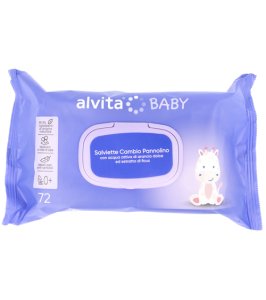 ALVITA SALVIETTE CAMBIO PANNOLINO 72 PEZZI