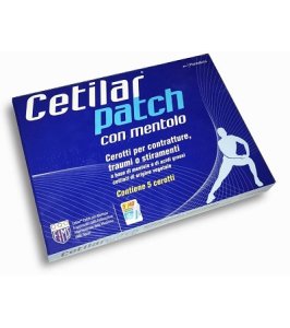 CEROTTO MONOUSO CETILAR PATCH CON MENTOLO 5 PEZZI