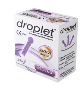 LANCETTE PUNGIDITO DROPLET GAUGE 30 25 PEZZI