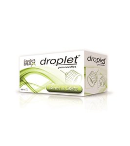 AGO PER PENNA DA INSULINA DROPLET COMFORT MAX 32 GAUGE 4 MM100 PEZZI