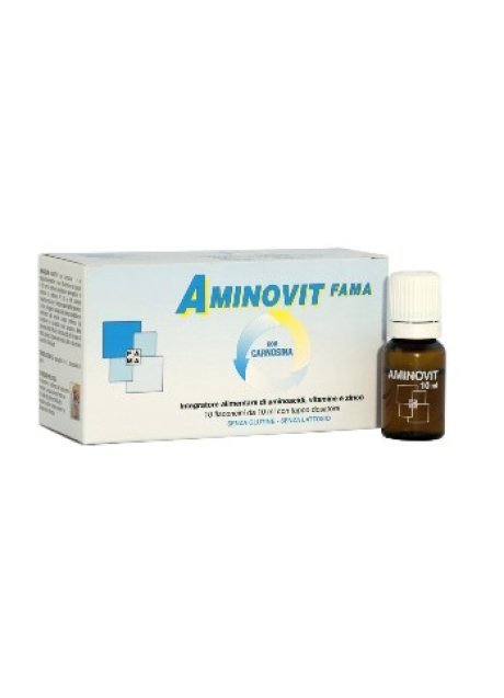 AMINOVIT FAMA CARNOSINA 10 FLACONCINI 10 ML AMINOVIT FAMA CARNOSINA 10 FLACONCINI 10 ML
