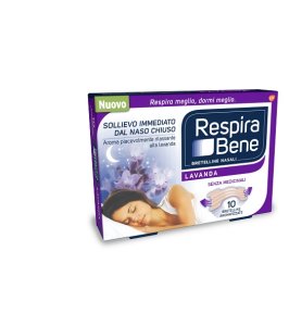 CEROTTO NASALE LAVANDA RESPIRA BENE 10 PEZZI