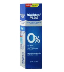KUKIDENT PLUS 0% CREMA ADESIVA PER PROTESI DENTARIE 40 G