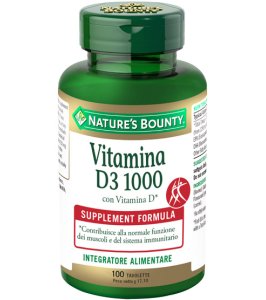 VITAMINA D3/1000 100TAV BOUNTY