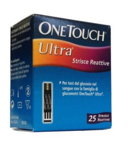STRISCE MISURAZIONE GLICEMIA ONETOUCH ULTRA 25 PEZZI