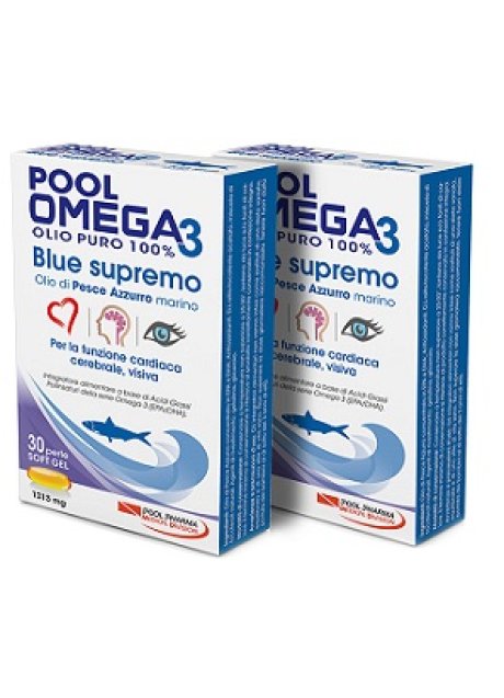 POOL OMEGA 3 BLUE SUPREMO 30 CAPSULE