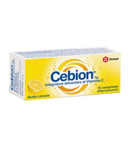 CEBION EFFERVESCENTE VITAMINA C LIMONE 10 COMPRESSE