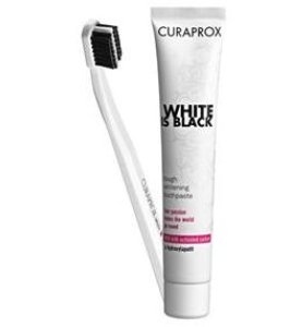 CURAPROX SET BLACK IS WHITE SPAZZOLINO+DENTIFRICIO