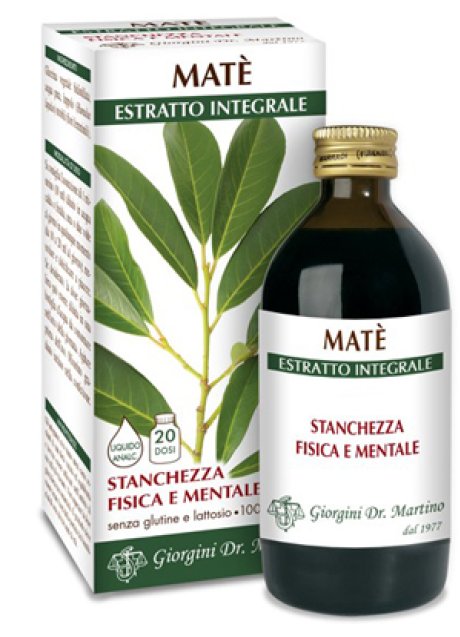 MATE' ESTRATTO INTEGRALE 200ML