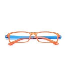 OCCHIALE DA LETTURA PREMONTATO TWINS SILVER LIGHT ARANCIA/BLU +1,00