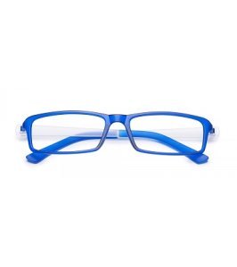 OCCHIALE DA LETTURA PREMONTATO TWINS SILVER LIGHT BLU/BIANCO+1,00