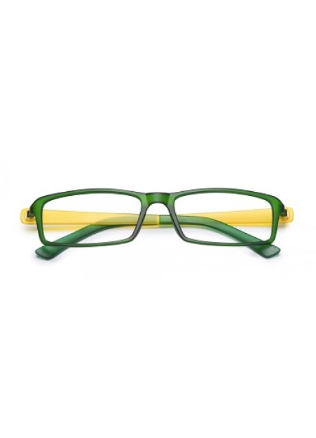 OCCHIALE DA LETTURA PREMONTATO TWINS SILVER LIGHT VE/GIALLO+1,00
