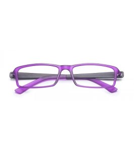 OCCHIALE DA LETTURA PREMONTATO TWINS SILVER LIGHT VIOLA/NERO+1,00