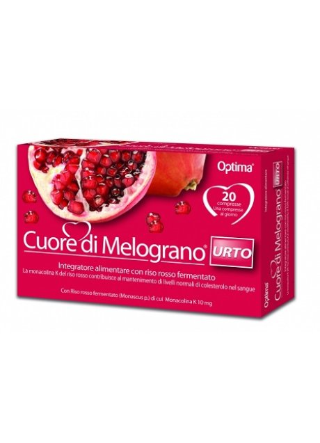 CUORE DI MELOGRANO URTO 20 COMPRESSE 906 MG