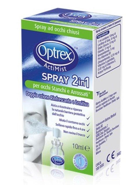 SPRAY OCULARE OPTREX ACTIMIST 2IN1 OCCHI STANCHI E ARROSSATI1 PEZZO