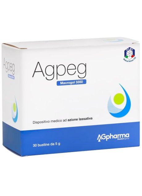 AGPEG MACROGOL 3350 30 BUSTE 5 G