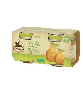 OMOGENEIZ PERA BIO 2X80G ALCE