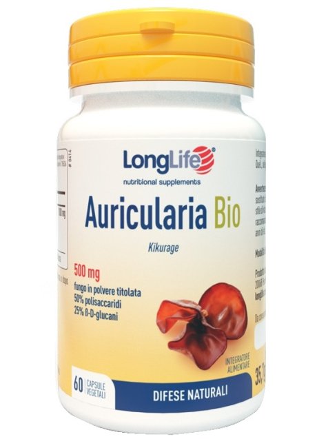 LONGLIFE AURICULARIA BIO 60CPS