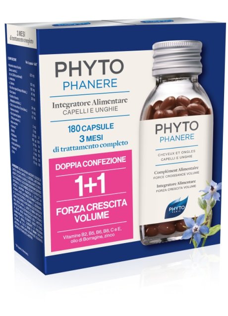 PHYTO PHYTOPHANERE INTEGRATORE ALIMENTARE CAPELLI/UNGHIE 90+90 CAPSULE