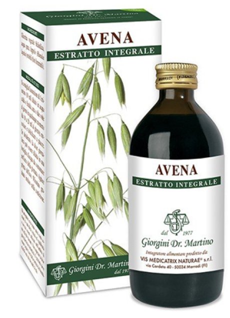 AVENA ESTRATTO INTEGRALE 200ML