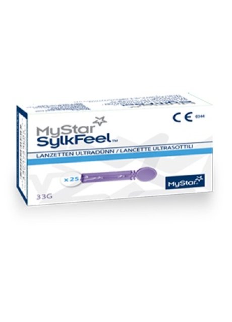 LANCETTE PUNGIDITO MYSTAR SYLKFEEL LANCETS 33 GAUGE 50 PEZZI