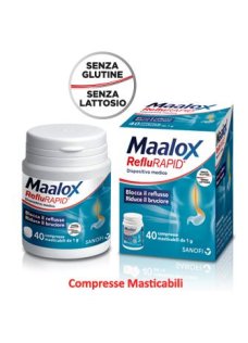MAALOX REFLURAPID 40 COMPRESSE MASTICABILI