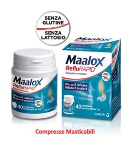 MAALOX REFLURAPID 40 COMPRESSE MASTICABILI