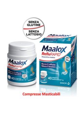 MAALOX REFLURAPID 40 COMPRESSE MASTICABILI