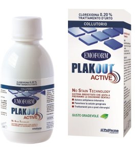 EMOFORM PLAK OUT ACTIVE CLOREXIDINA 0,20% COLLUTORIO 200 ML