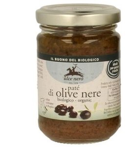 PATE'OLIVE NERE BIO 130G ALCE