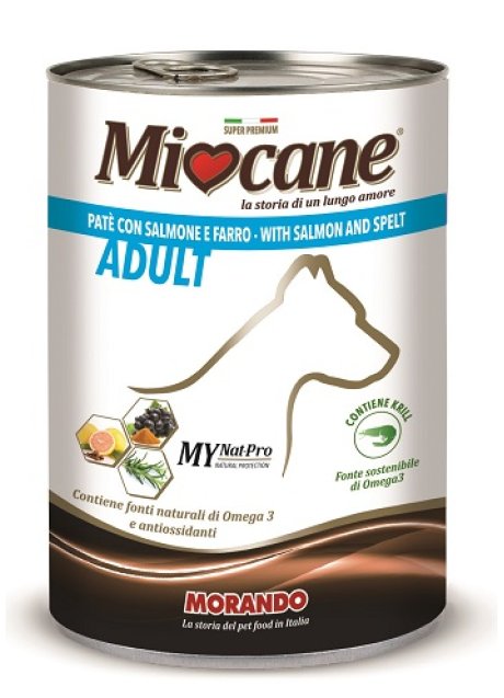 MIOCANE PATE' SALMONE E FARRO