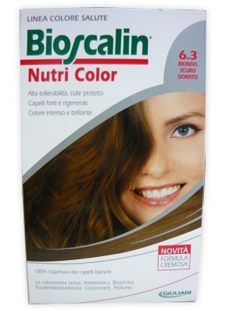 BIOSCALIN NUTRI COLOR 6,3 BIONDO SCURO DORATO SINCROB 124 ML