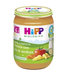HIPP PASTINA TRIS VERDURE 190G