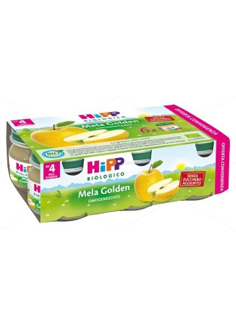 HIPP BIO OMOGENEIZZATO MELA GOLDEN 6X80 G