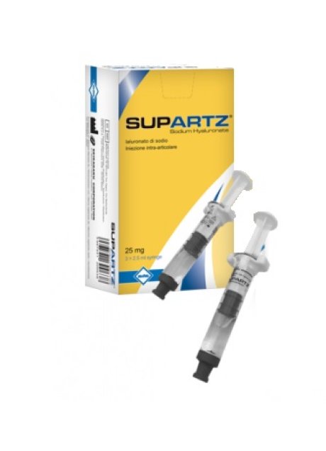 SIRINGA INTRA-ARTICOLARE SUPARTZ ACIDO IALURONICO 10 MG 2,5ML 3 PEZZI