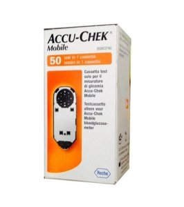STRISCE MISURAZIONE GLICEMIA ACCU-CHEK MOBILE 50 TEST MIC 2