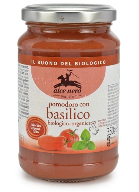 POMODORO C/BASILICO BIO350G ALCE
