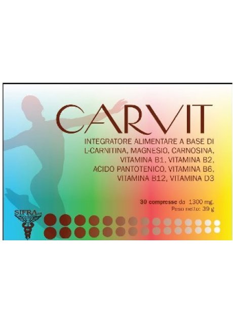 CARVIT 30 COMPRESSE DA 1300 MG CARVIT 30 COMPRESSE DA 1300 MG