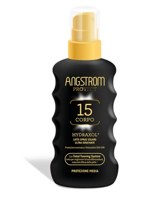 ANGSTROM PROTECT HYDRAXOL LATTE SPRAY SOLARE PROTEZIONE 15 175 ML
