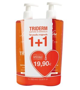 TRIDERM SAPONE DI MARSIGLIA BIPACK 2 FLACONI DA 500 ML