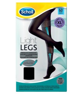 SCHOLL LIGHTLEGS60 DEN XL NERO