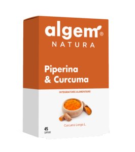 ALGEM PIPERINA&CURCUMA 45CPS