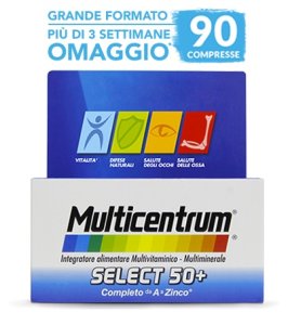 MULTICENTRUM SELECT 50+ 90 COMPRESSE